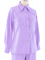 1970's Lavender Pant Suit Suit arcadeshops.com