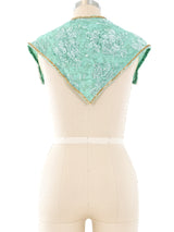 Voyage Bead Tasseled Metallic Shawl Accessory arcadeshops.com