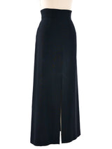 Plein Sud Black Maxi Skirt Bottom arcadeshops.com