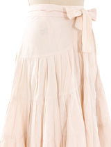 Norma Kamali Ruffled Wrap Skirt Bottom arcadeshops.com