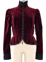 Yves Saint Laurent Russian Collection Velvet Jacket Jacket arcadeshops.com