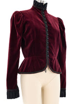 Yves Saint Laurent Russian Collection Velvet Jacket Jacket arcadeshops.com