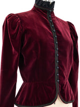 Yves Saint Laurent Russian Collection Velvet Jacket Jacket arcadeshops.com