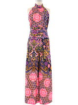 Psychedelic Printed Jumpsuit Ensemble Jumpsuit arcadeshops.com
