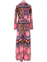Psychedelic Printed Jumpsuit Ensemble Jumpsuit arcadeshops.com