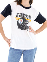 Pittsburgh Steelers Ringer Tee T-SHIRT arcadeshops.com