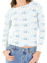 Floral Printed Thermal T-SHIRT arcadeshops.com