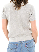 Heather Grey Surf Short Sleeve Sweatshirt T-shirt arcadeshops.com
