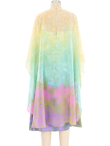 Lillie Rubin Printed Caftan Dress Ensemble Dress arcadeshops.com