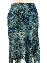 Romeo Gigli Silk Waterfall Skirt Bottom arcadeshops.com