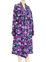 Emilio Pucci Printed Silk Robe Jacket arcadeshops.com