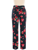 Moschino Floral Printed Jeans Bottom arcadeshops.com