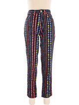 Versace Mixed Fruit Printed Jeans Bottom arcadeshops.com