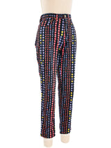 Versace Mixed Fruit Printed Jeans Bottom arcadeshops.com