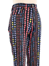 Versace Mixed Fruit Printed Jeans Bottom arcadeshops.com