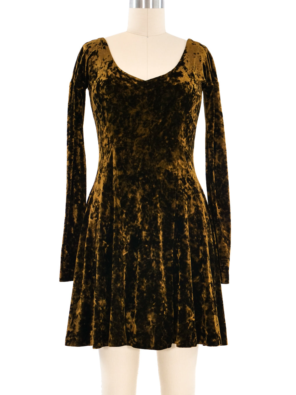 Betsey Johnson Crushed Velvet Mini Dress