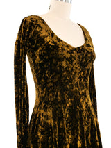 Betsey Johnson Crushed Velvet Mini Dress Dress arcadeshops.com