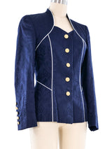 Escada Couture Piped Trim Jacket Jacket arcadeshops.com