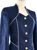 Escada Couture Piped Trim Jacket Jacket arcadeshops.com