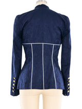 Escada Couture Piped Trim Jacket Jacket arcadeshops.com