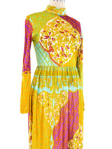 Mixed Print Jersey Maxi Dress Dress arcadeshops.com
