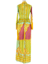 Mixed Print Jersey Maxi Dress Dress arcadeshops.com