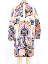 Dries Van Noten Feather Printed Coat Outerwear arcadeshops.com