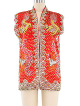Embellished Sleeveless Chinese Wedding Jacket Jacket arcadeshops.com