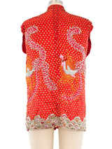 Embellished Sleeveless Chinese Wedding Jacket Jacket arcadeshops.com