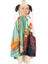 Simone Rocha Portrait Printed Tent Dress Dress arcadeshops.com
