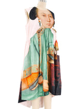Simone Rocha Portrait Printed Tent Dress Dress arcadeshops.com