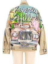 Tony Alamo Beverly Hills Painted Denim Jacket Jacket arcadeshops.com