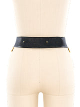 Donna Karan Coin Fringed Leather Belt Accessory arcadeshops.com