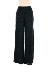 Beaded High Slit Trouser Bottom arcadeshops.com