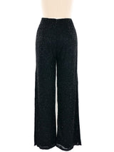 Beaded High Slit Trouser Bottom arcadeshops.com