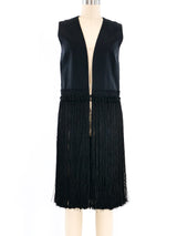 Maison Martin Margiela Replica Fringed Vest Jacket arcadeshops.com
