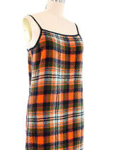 Comme des Garcons Plaid Boucle Slip Dress Dress arcadeshops.com
