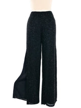 Beaded High Slit Trouser Bottom arcadeshops.com