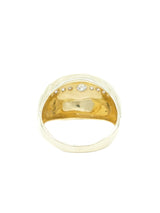 Diamond Accented Ribbed Dome Ring Fine Jewelry arcadeshops.com