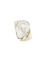 Baroque Pearl Modernist Statement Ring Fine Jewelry arcadeshops.com