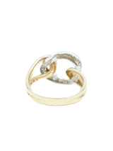 14k and Diamond Cuban Link Ring Fine Jewelry arcadeshops.com