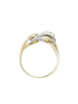 14k and Diamond Cuban Link Ring Fine Jewelry arcadeshops.com