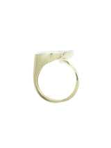 Gold and Diamond Looped Swirl Ring Fine Jewelry arcadeshops.com