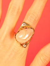 Baroque Pearl Modernist Statement Ring Fine Jewelry arcadeshops.com