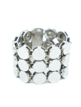 Gucci 18k White Gold Chainmail Band Ring Fine Jewelry arcadeshops.com