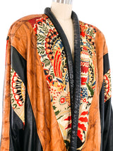 Patchwork Leather Swing Jacket Jacket arcadeshops.com