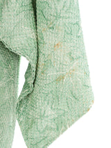 Green Maple Leaf Shibori Kimono Jacket arcadeshops.com