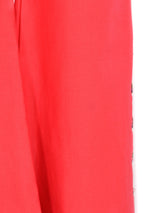 1970's Red Contrast Stitch Flares Bottom arcadeshops.com