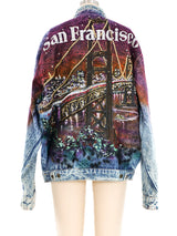 Tony Alamo San Francisco Painted Denim Jacket Jacket arcadeshops.com
