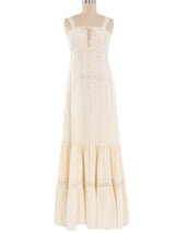 Lace Up Peasant Dress Dress arcadeshops.com